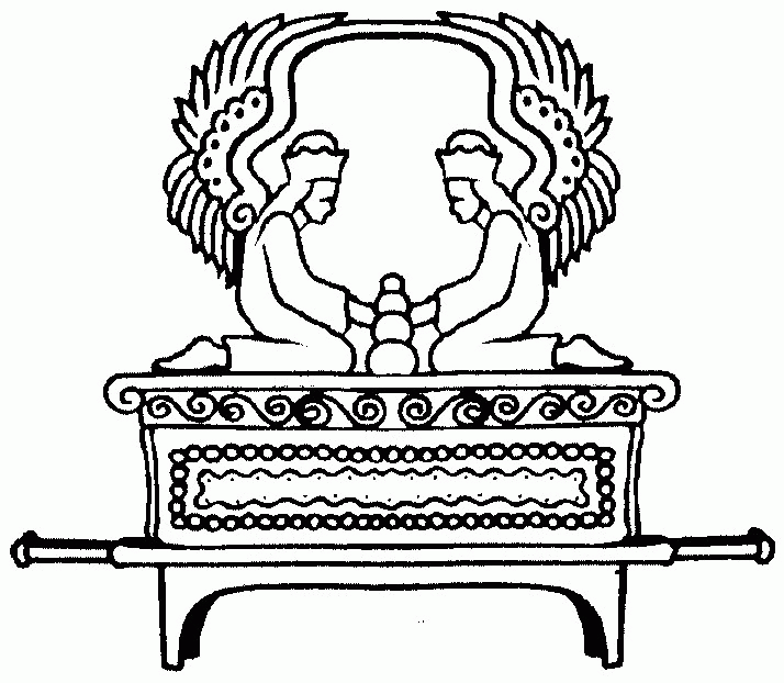373 Cartoon The Ark Of The Covenant Coloring Page with Printable