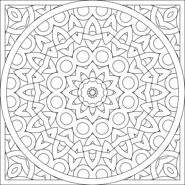 Kaleidoscope Coloring Pages By Shala Kerrigan Posted On Monday ...