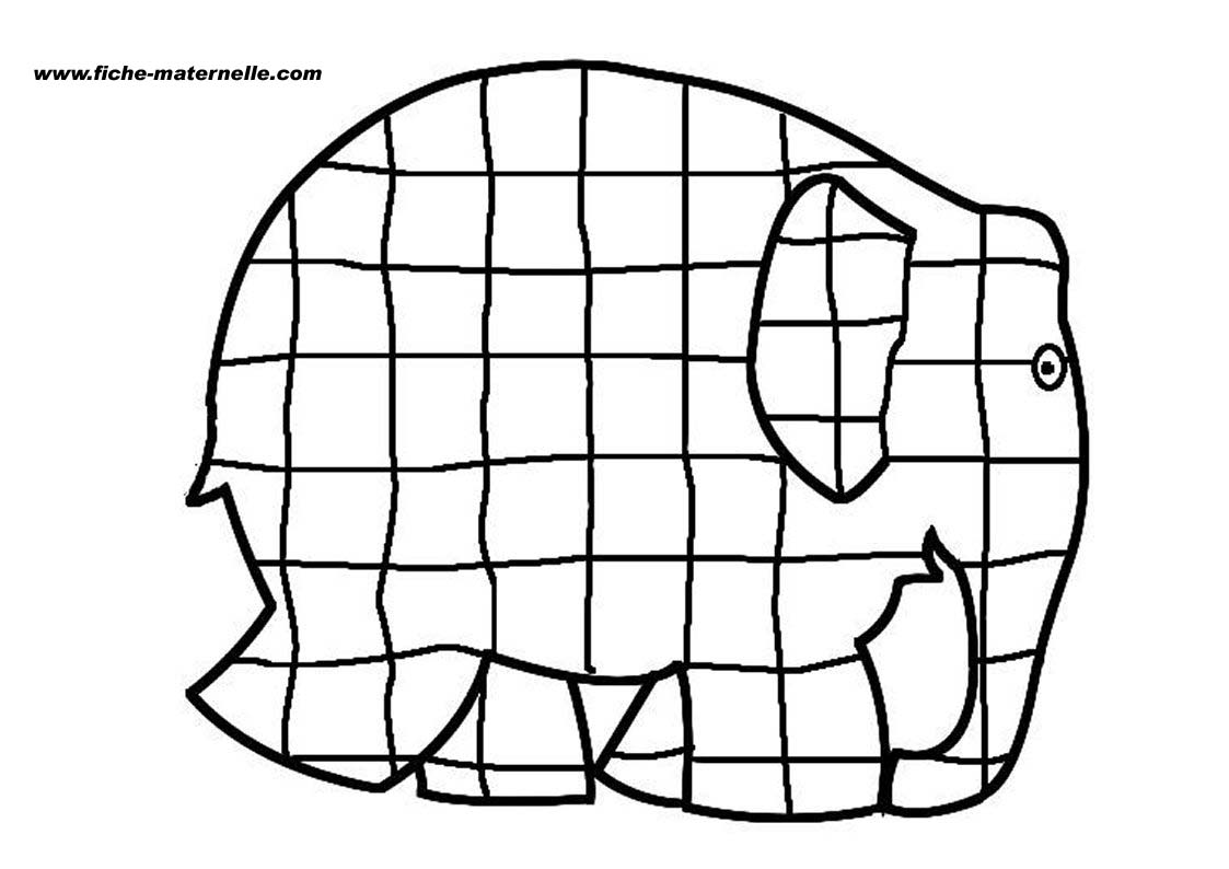 Elmer By David Mckee Coloring Page Coloring Home