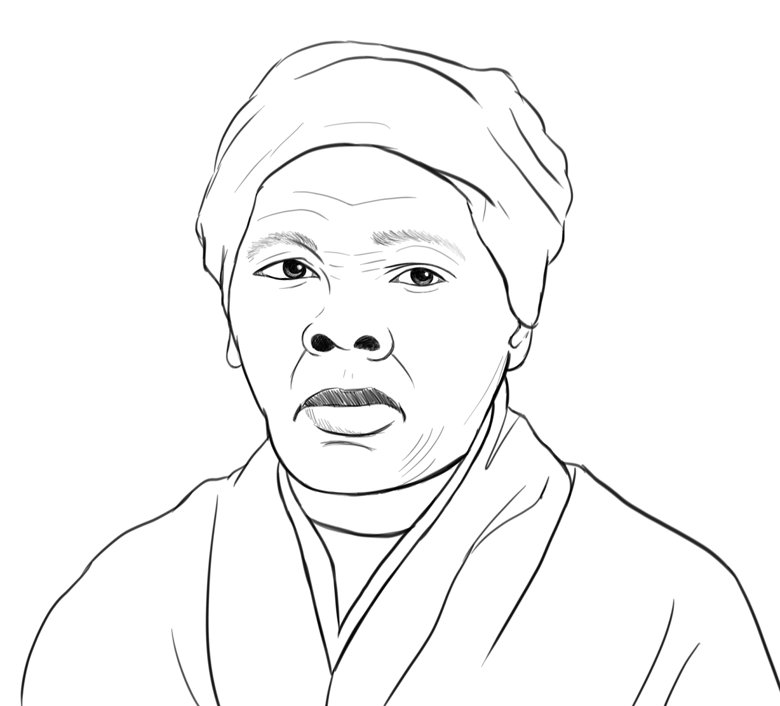 Harriet Tubman Coloring Page Coloring Home