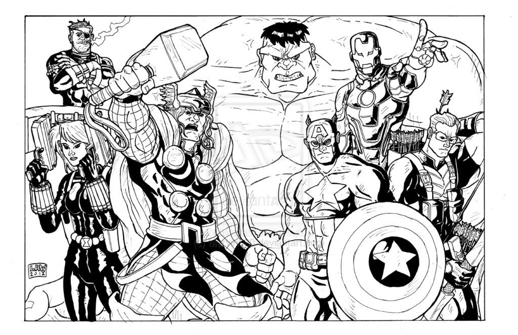 Avengers Coloring Pages | Free Coloring Pages