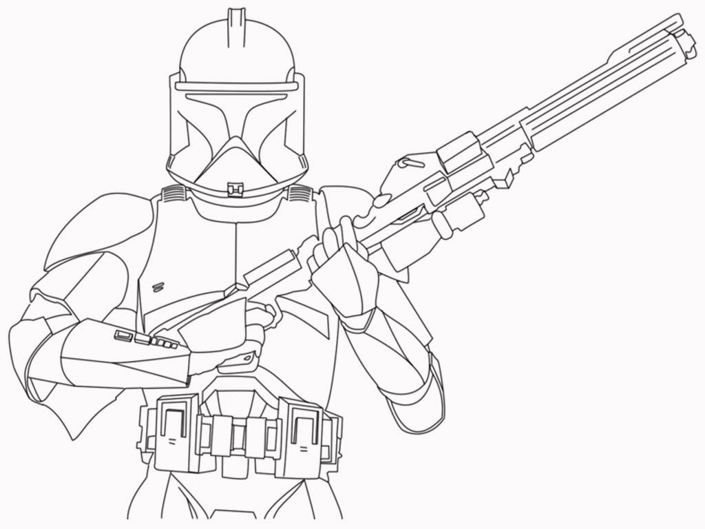 Star Wars Coloring Pages Captain Rex - Coloring Home
