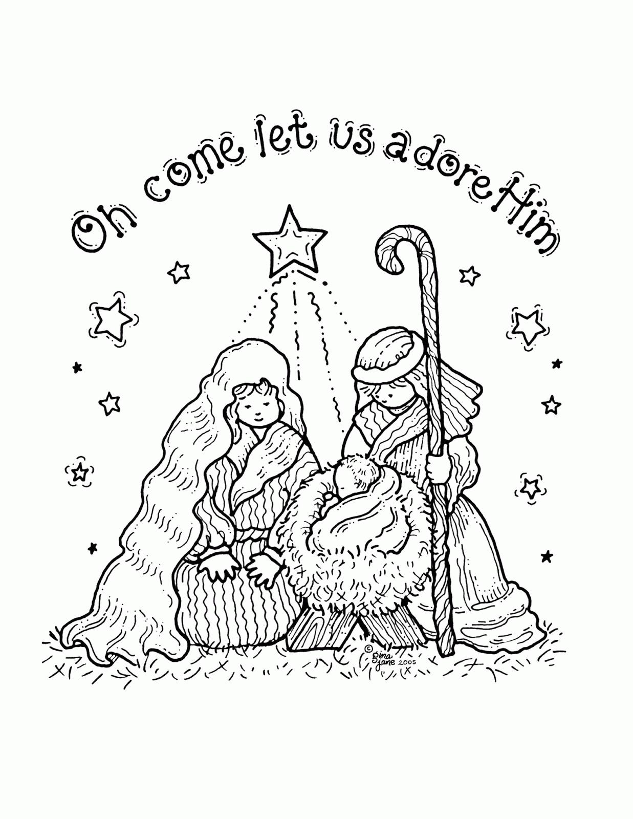 free-nativity-coloring-pages-printable-coloring-home