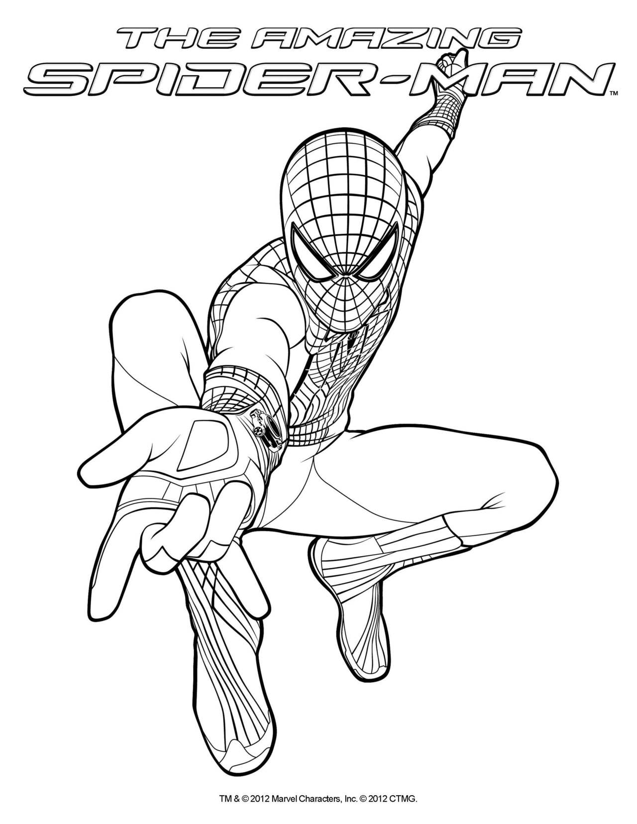 Amazing Spiderman Coloring Pages For Adults - Coloring Pages For ...