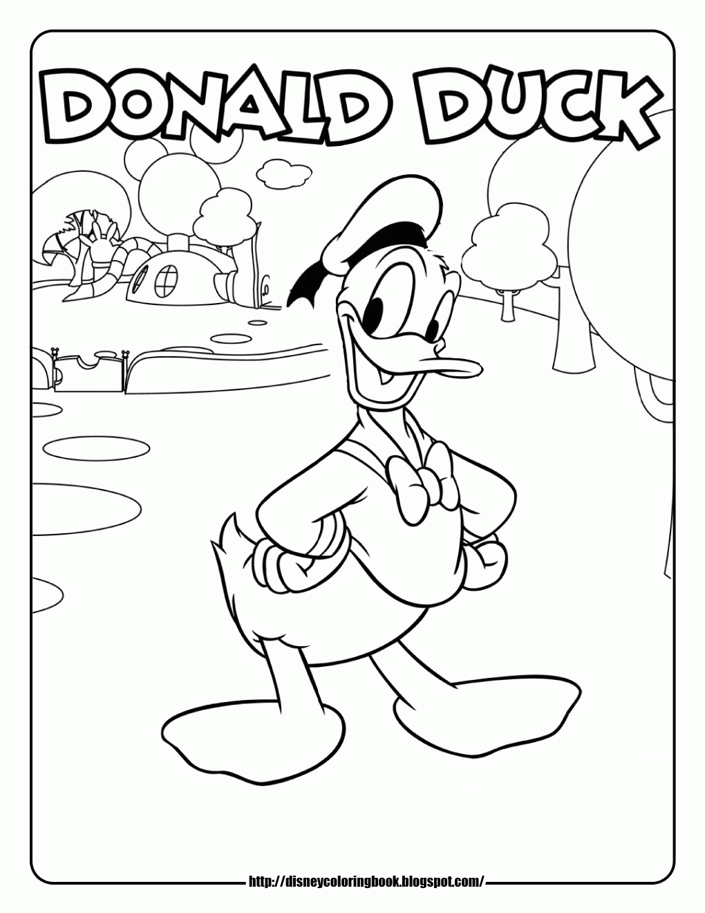 Mickey Mouse Clubhouse Coloring Pages Printable - Coloring ...
