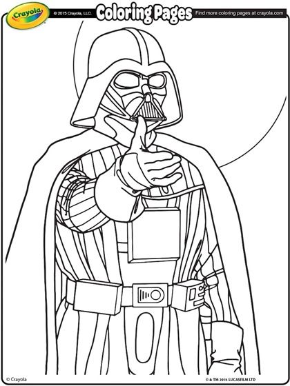 Star Wars Darth Vader Coloring Page | crayola.com