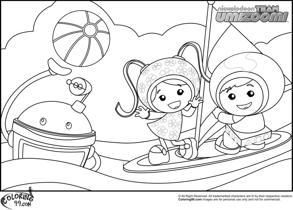 Forms Team Umizoomi Coloring Pages Printable, Awareness Team ...