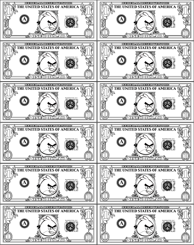 Money Coloring Page Coloring Home
