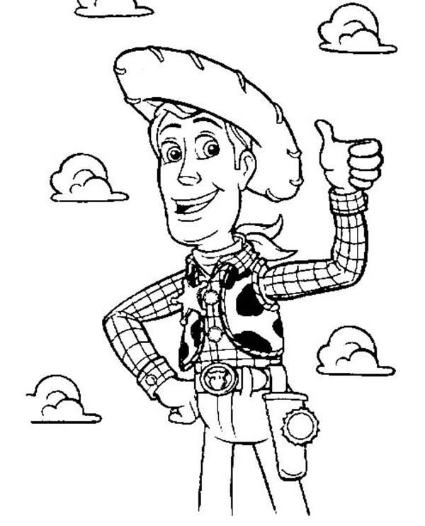 Toy Story Woody Images Coloring Home