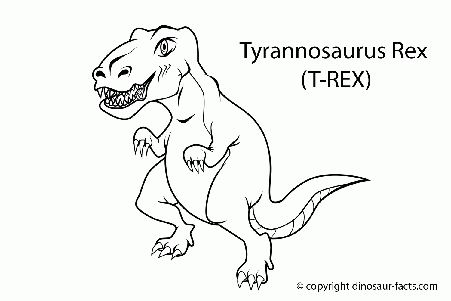 Cute Dinosaur Coloring Pages Free Dinosaur Coloring Pages For ...