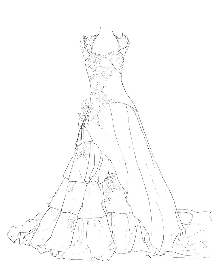 Princess Dress Top Model Frozen 2 Coloring Pages Printable Fashion -  Fashion Model Coloring Pages | behindthegown.com