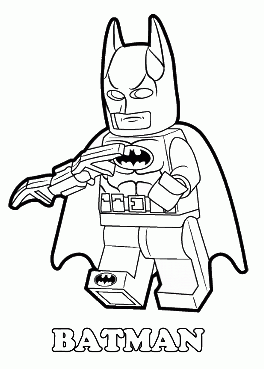 Lego Batman Movie Coloring Pages Home Birthday Printable