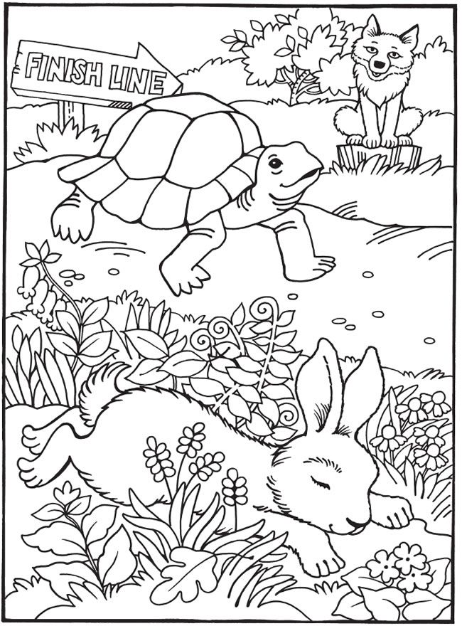 tortoise-and-the-hare-coloring-pages-coloring-home
