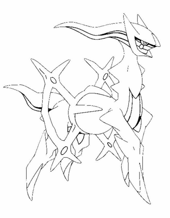 Pokemon Arceus Coloring Pages - Coloring Home