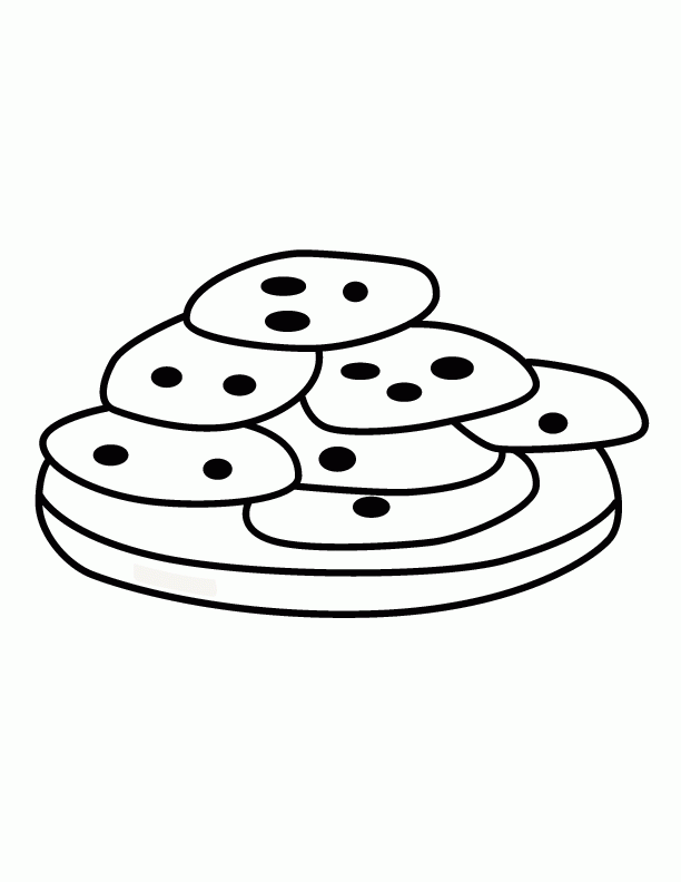 Cookie Printable - Coloring Pages for Kids and for Adults