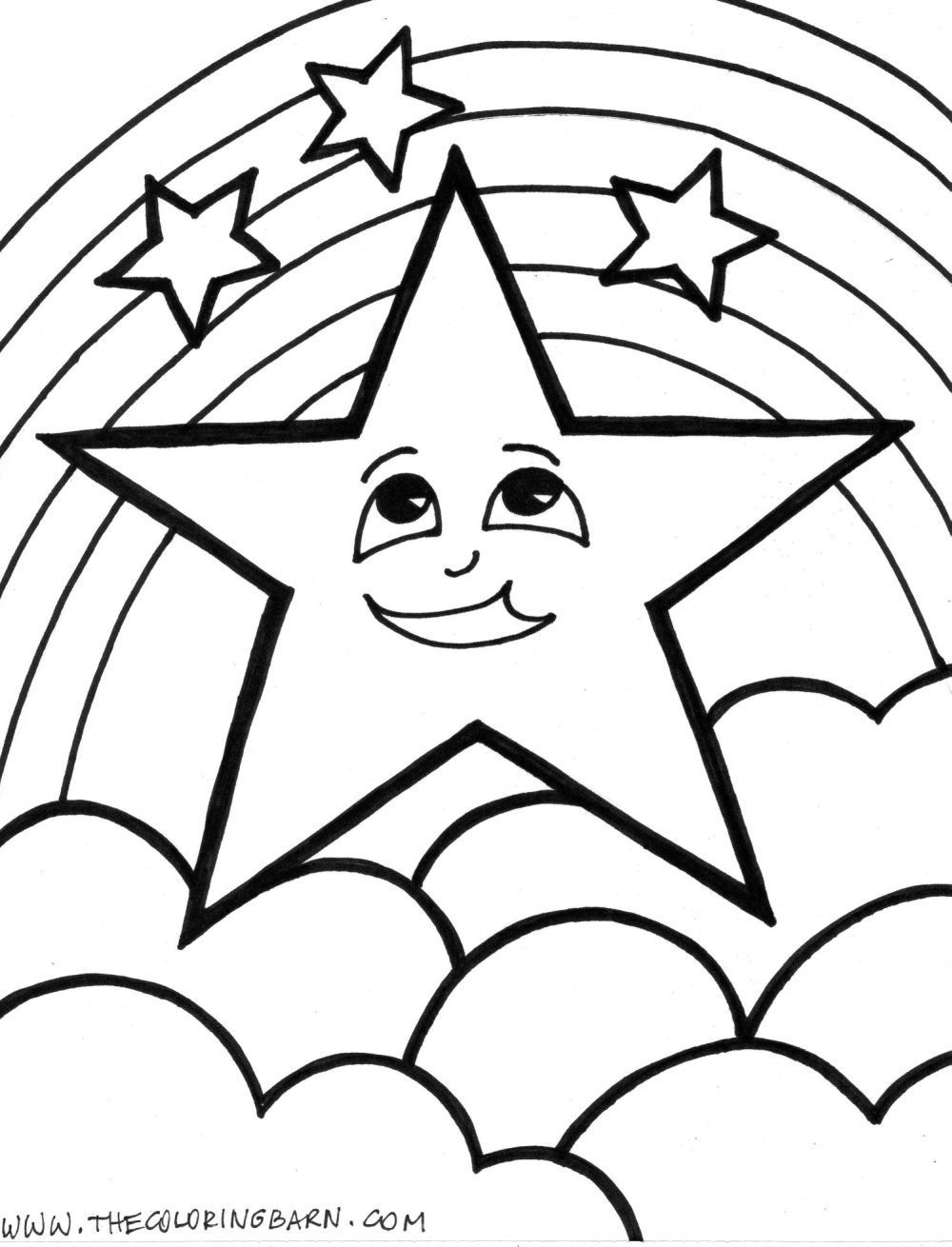Twinkle Twinkle Little Star Coloring Page - Coloring Pages for ...