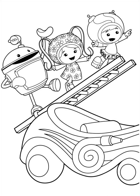 Umizoomi coloring pages for kids - Umizoomi Kids Coloring Pages