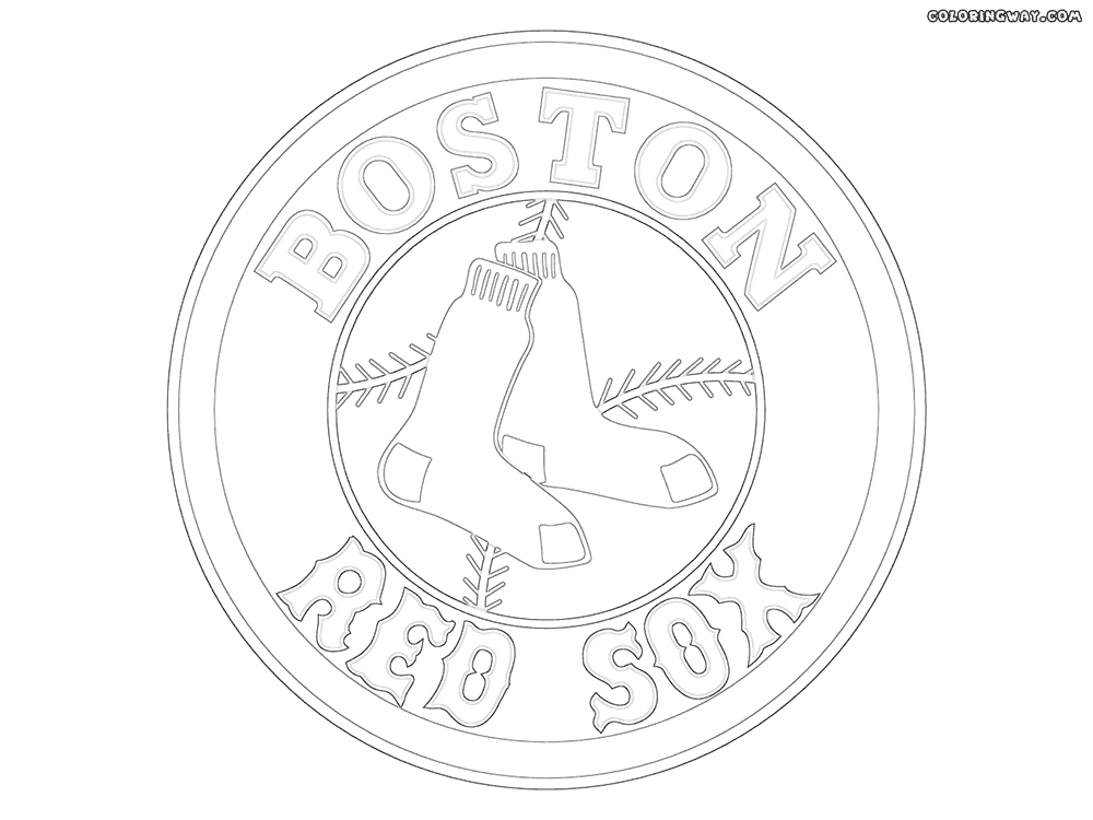 MLB logos coloring pages | Coloring pages to download and print