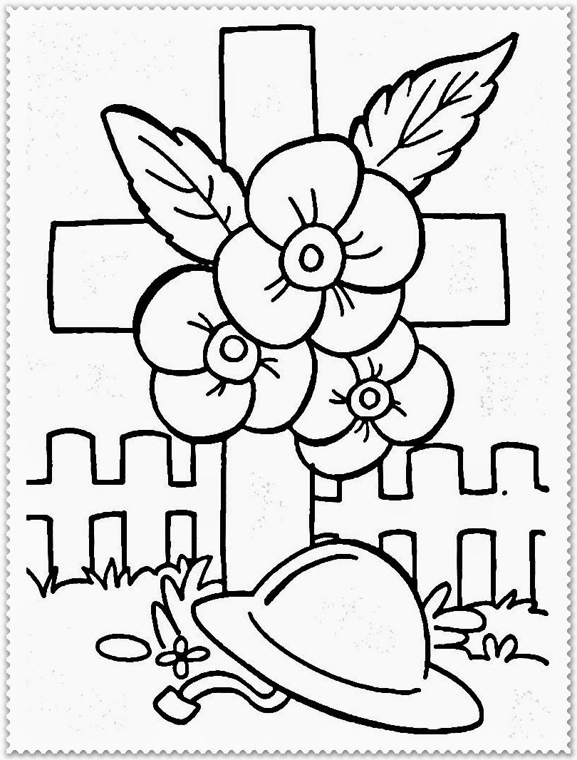Free Printable Remembrance Day Coloring Pages