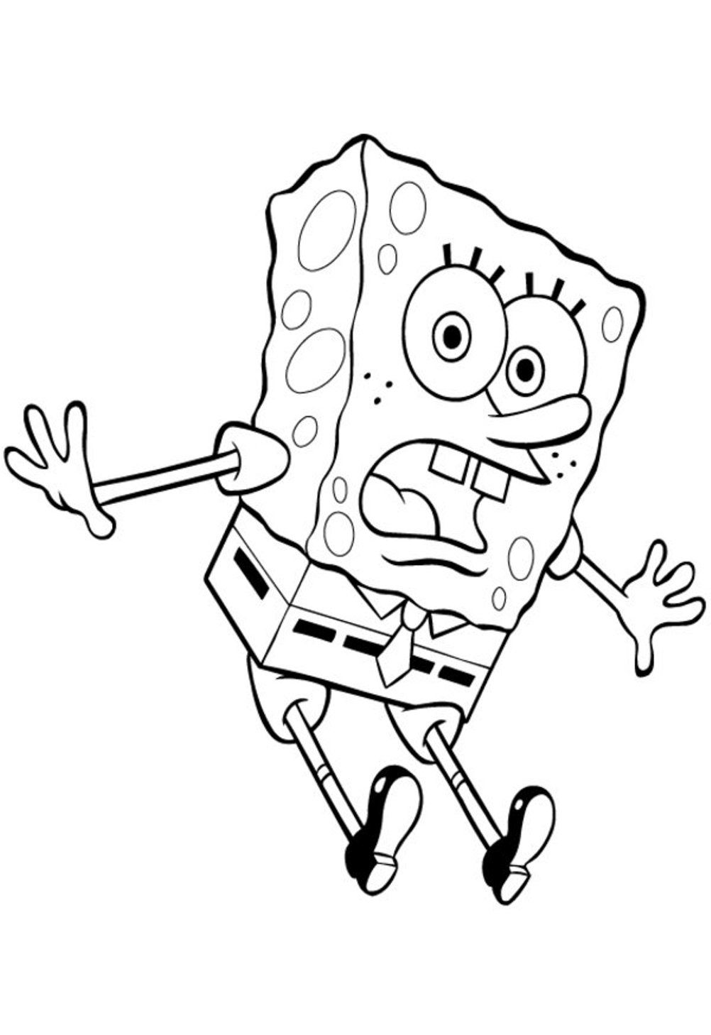 Spongebob And Squidward Coloring Pages - Coloring Home