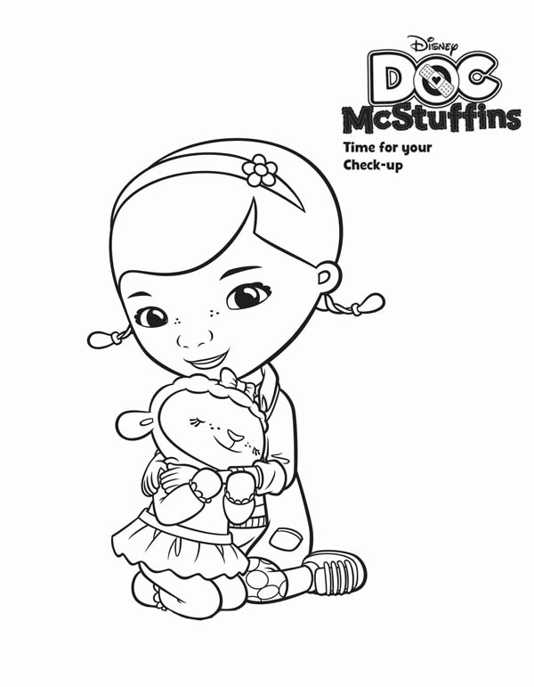 Doc Mcstuffins - Coloring Pages for Kids and for Adults
