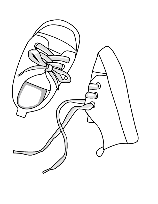 shoes coloring page - High Quality Coloring Pages