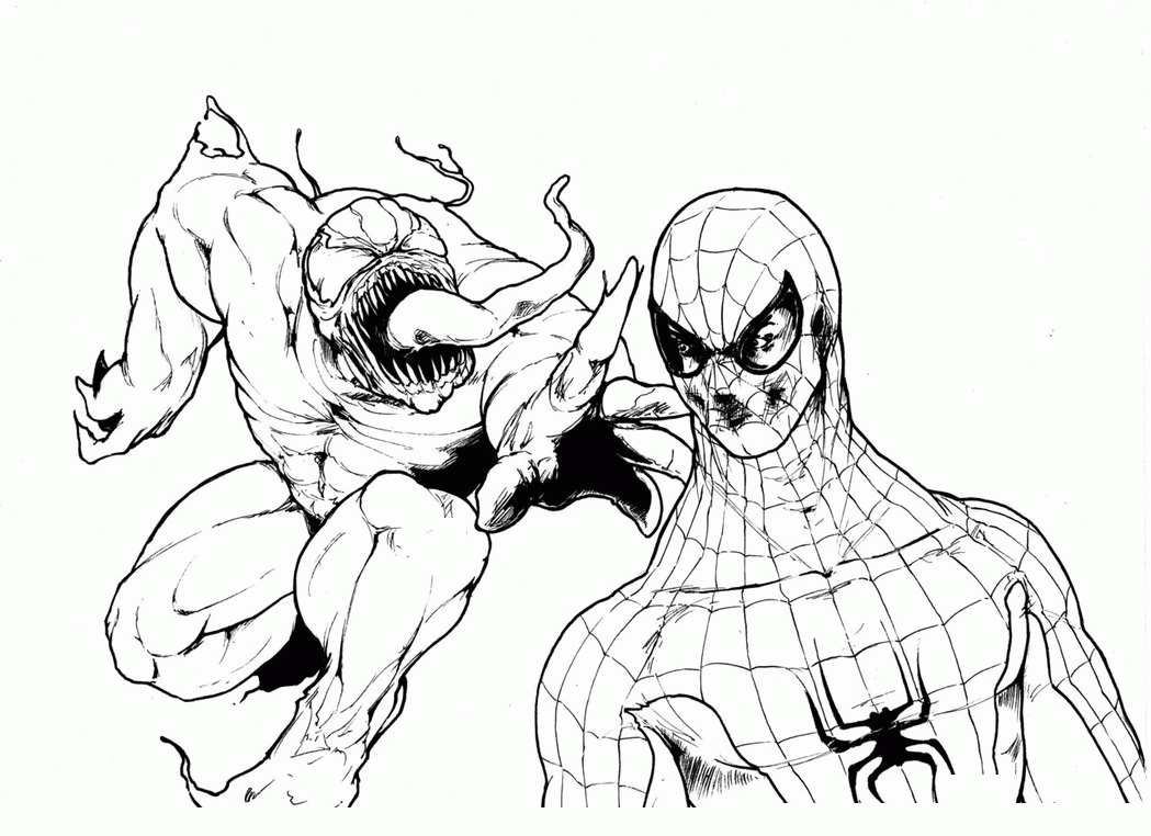 Coloring Pages Venom - Coloring Home