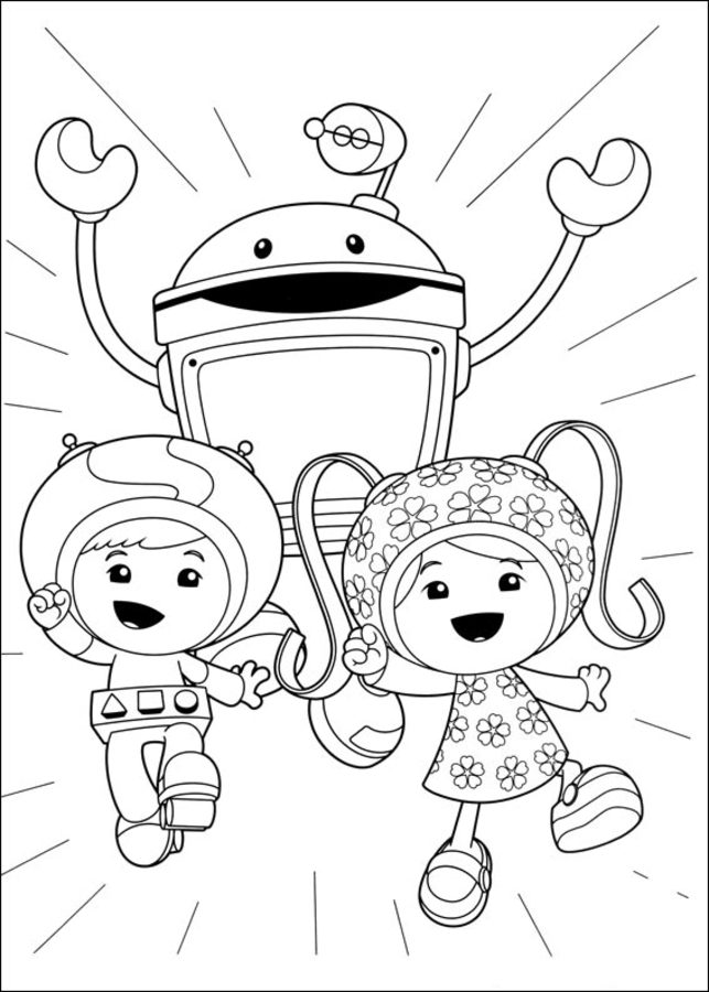 Coloring pages: Team Umizoomi, printable for kids & adults, free