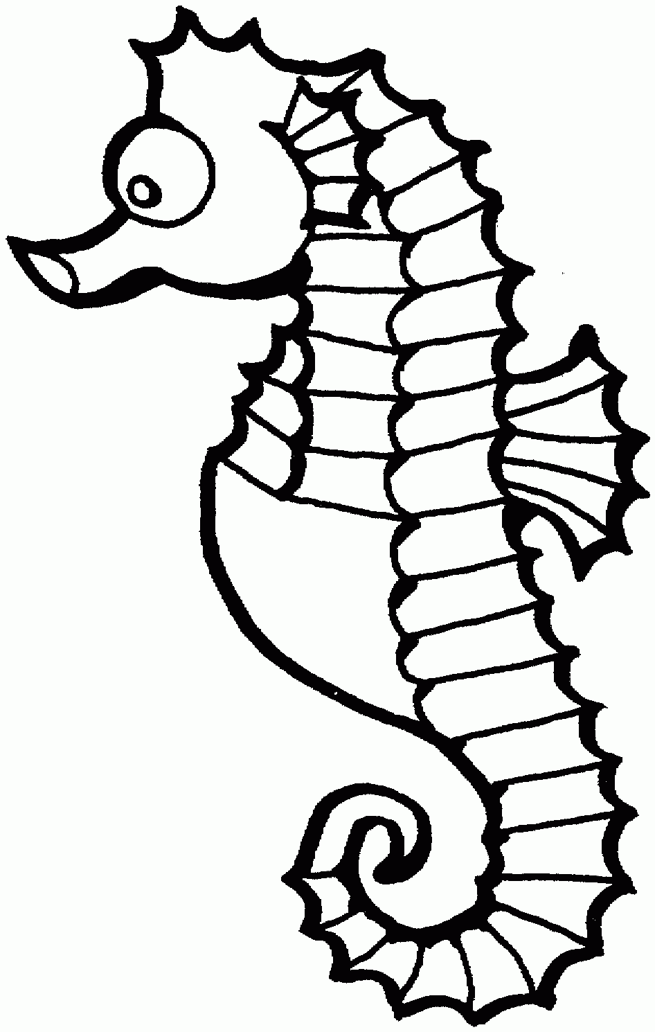 Sea Animals Coloring Pages - Widetheme