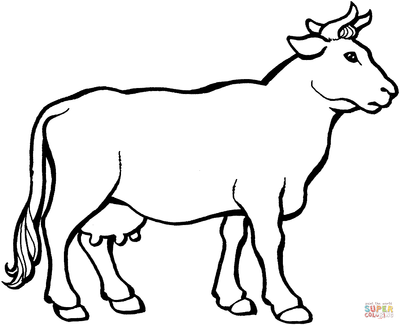 Coloring Pages Of A Herd Of Cows - Coloring Home