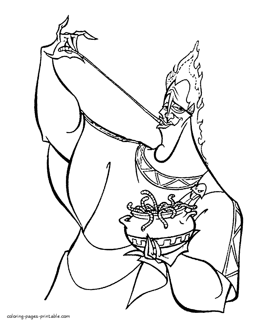 Disney Villains Coloring Pages For Kids Coloring Home