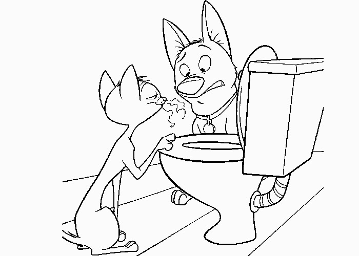 Free Coloring Pages and Coloring Books for Kids: Bolt toilet ...