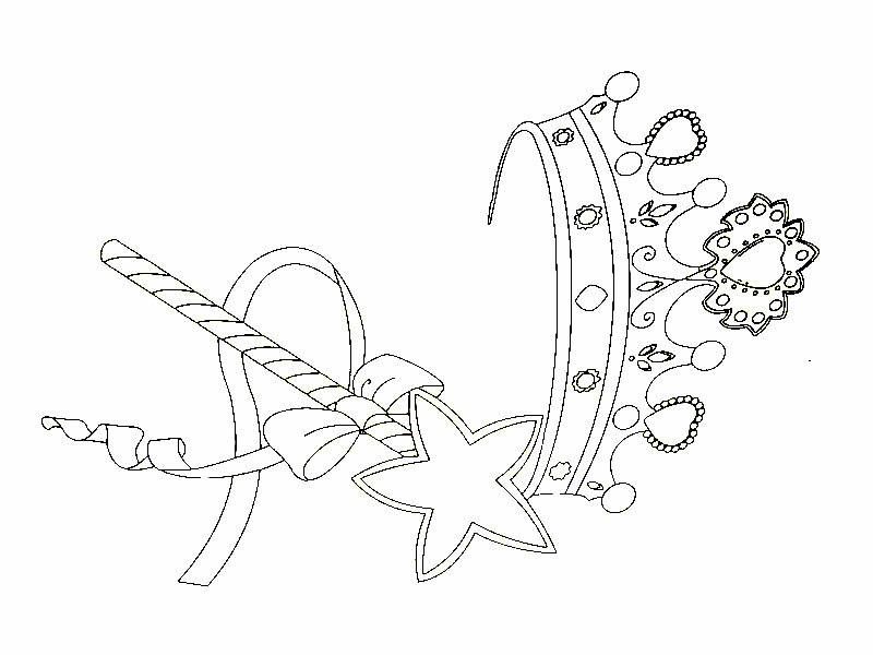 Color the Princess crown and wand with your favorite colors | Princess  coloring, Coloring pages, Coloring book pages