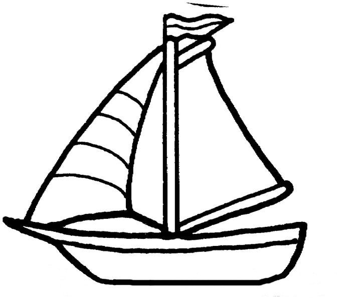 B for Boat | Walking by the Way | Coloring pages for kids, Coloring pages,  Boat crafts