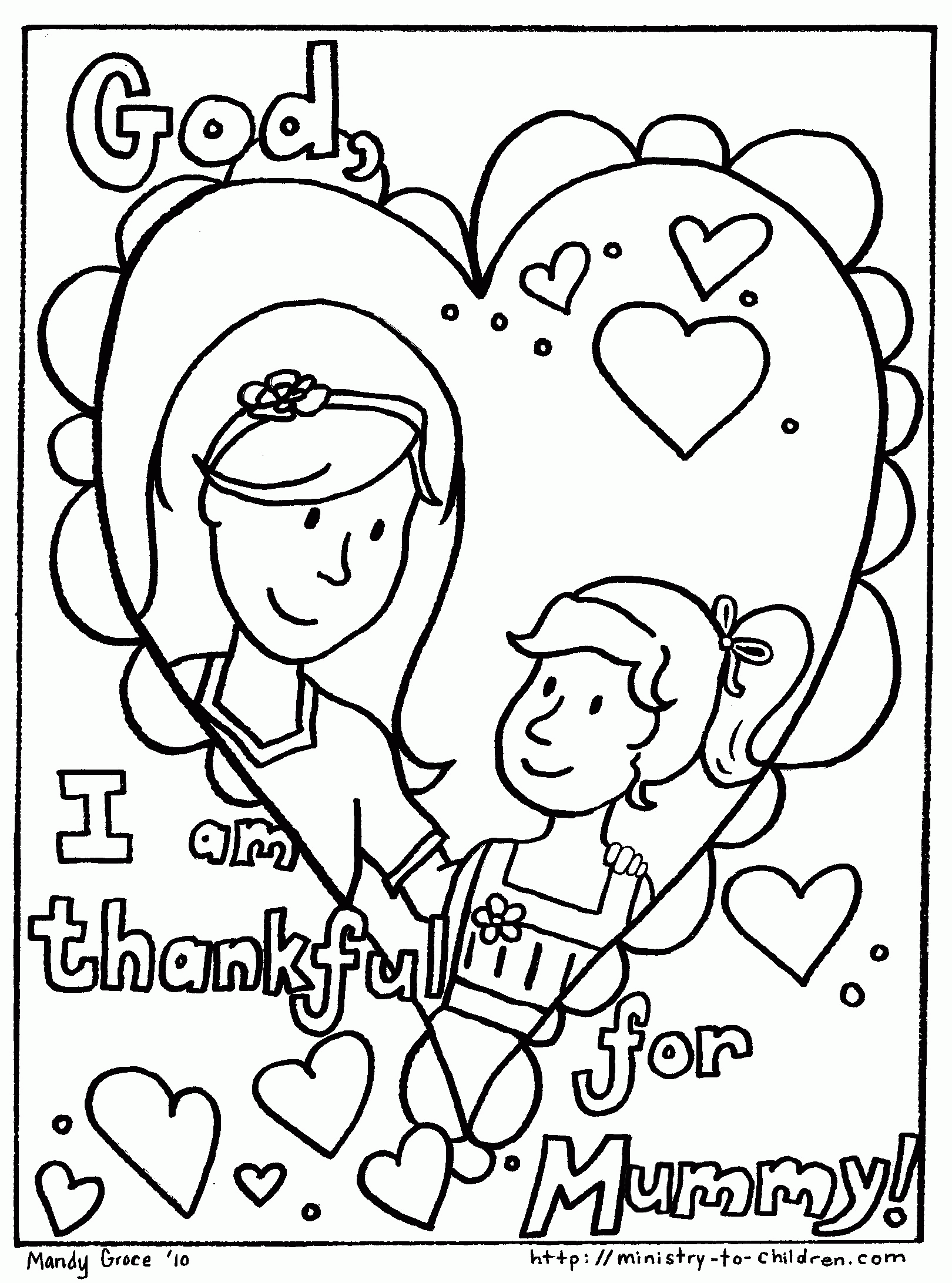 Happy Birthday Coloring Pages For Mom Coloring Home