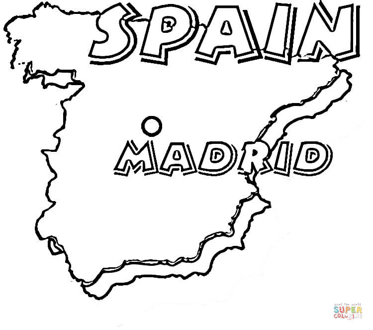 Spain coloring pages | Free Coloring Pages