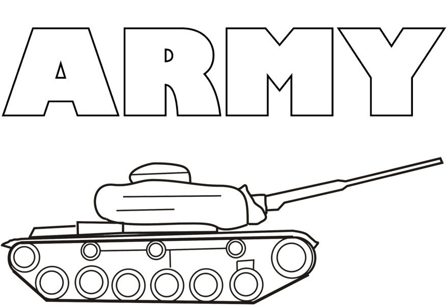 Army Tank Coloring Pages | Coloring
