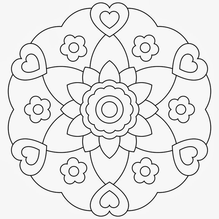 Love Free Mandala Coloring Pages #4044 Free Mandala Coloring Pages ...