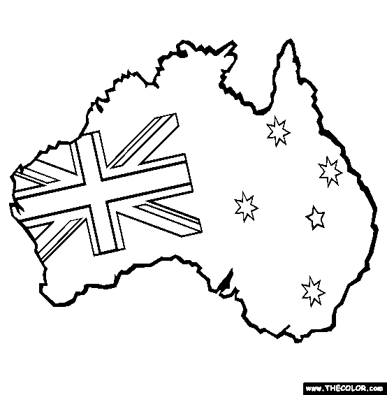 Australia Day Online Coloring Pages | Page 1
