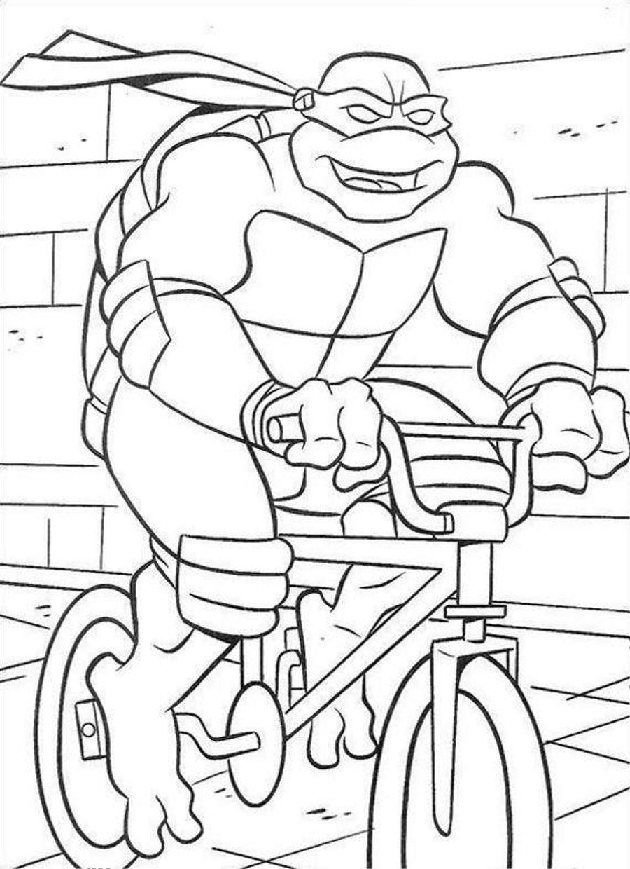 Christmas Ninja Turtles Coloring Pages - Coloring Home