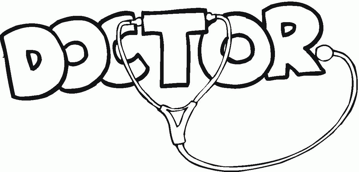 Doctor Coloring Page - Color Book