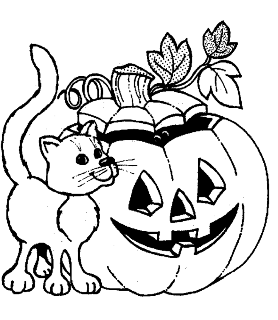 Free Printable Disney Halloween Coloring Pages - Coloring Home