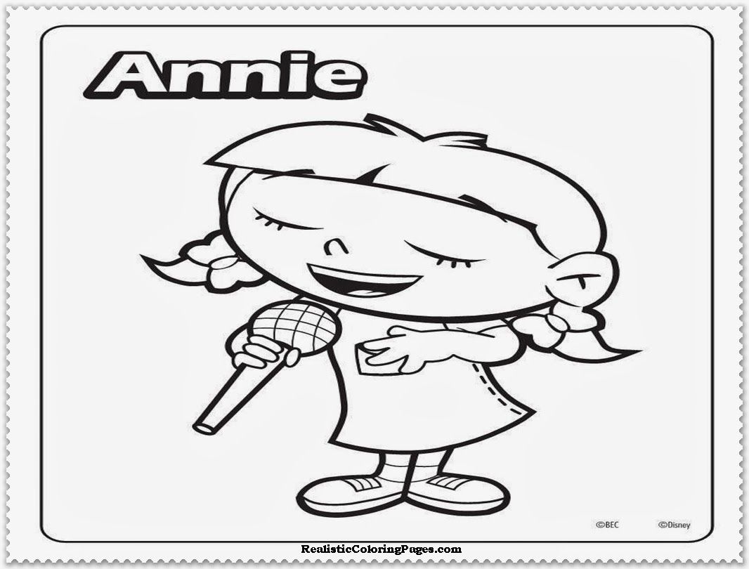 Annie Printable Coloring Sheets For Kids - Coloring Pages Gallery