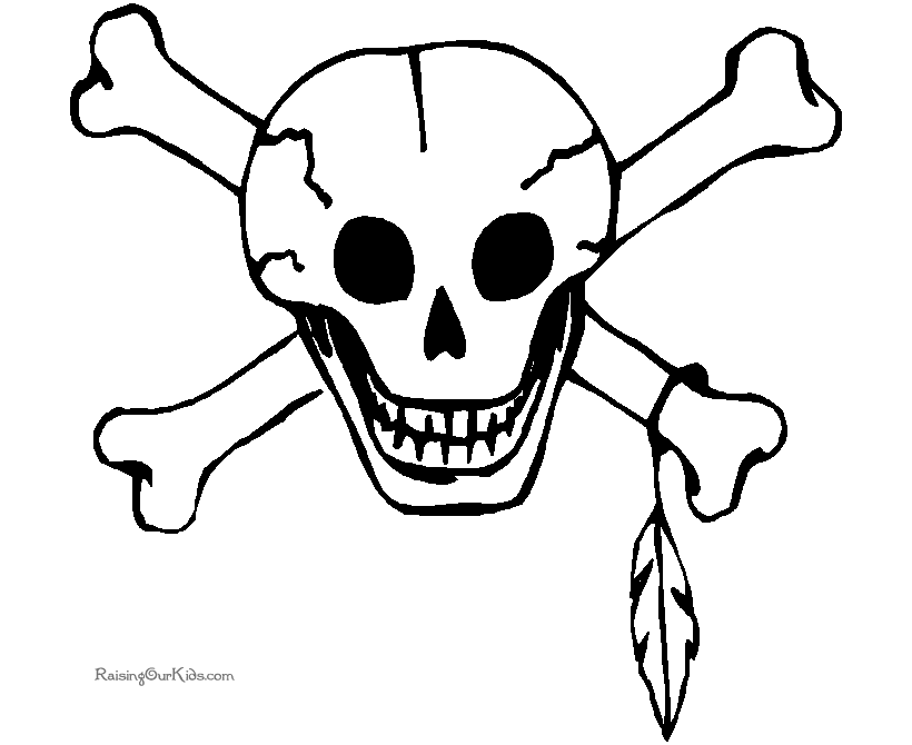 Printable halloween skeleton coloring pages | Halloween ...