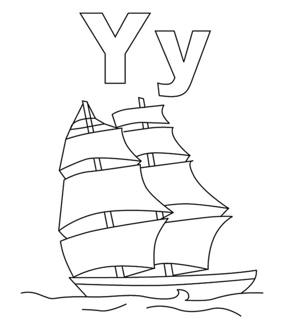 Top 10 Free Printable Letter Y Coloring Pages Online