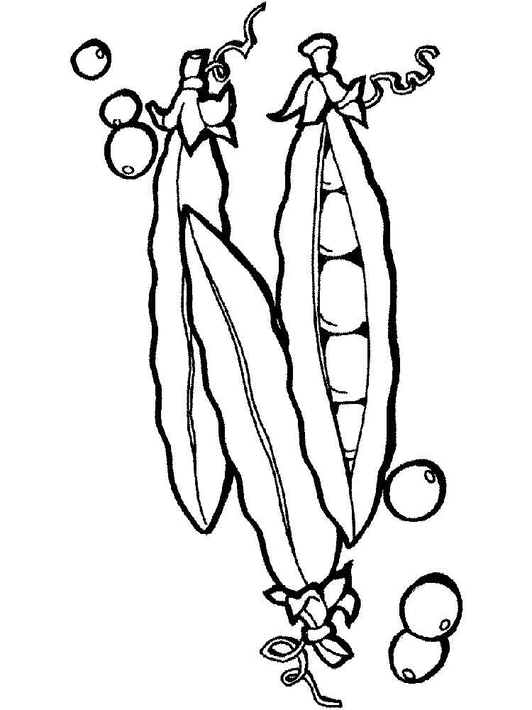 Peas coloring pages. Download and print Peas coloring pages
