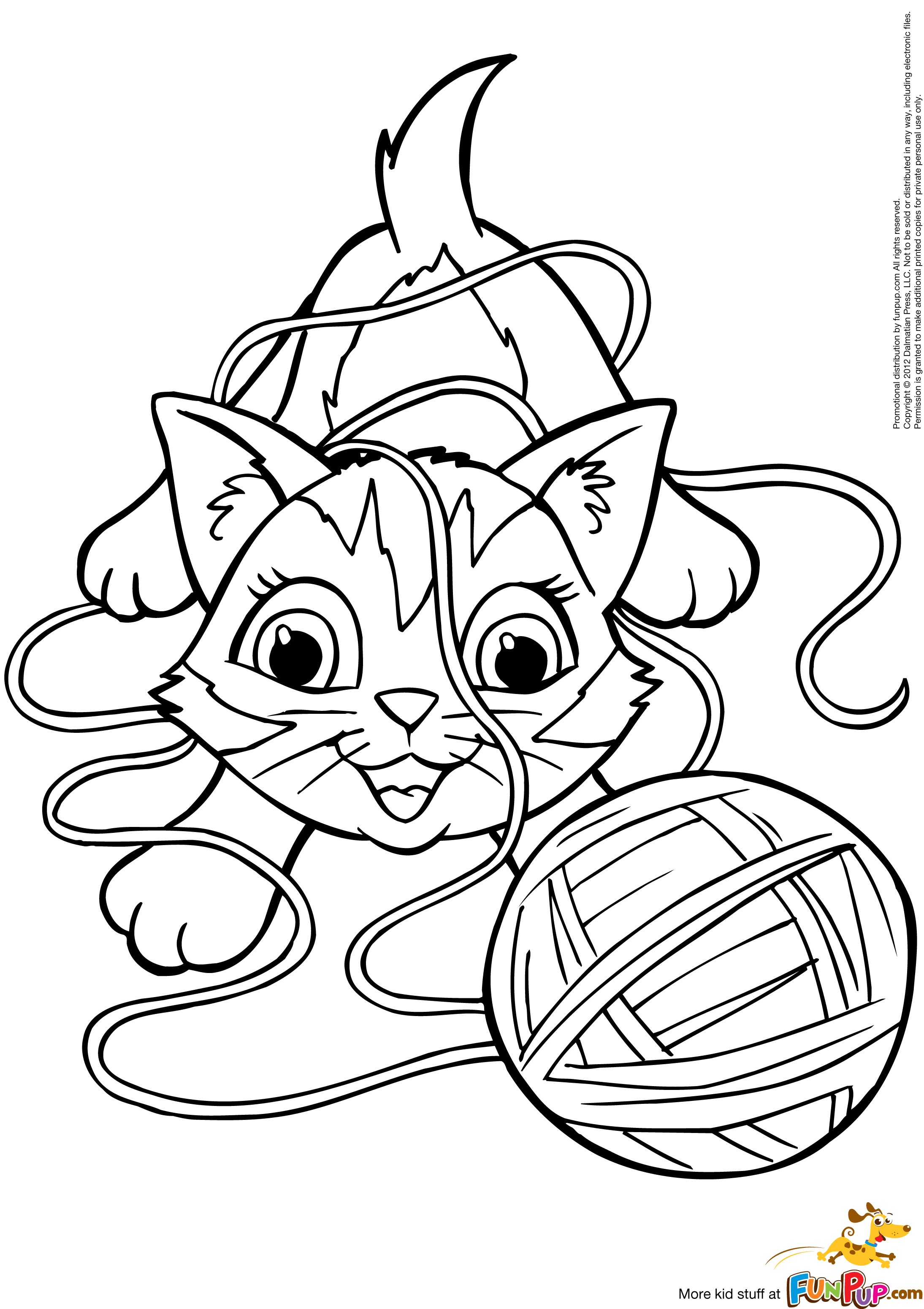 Yarn black and white clipart