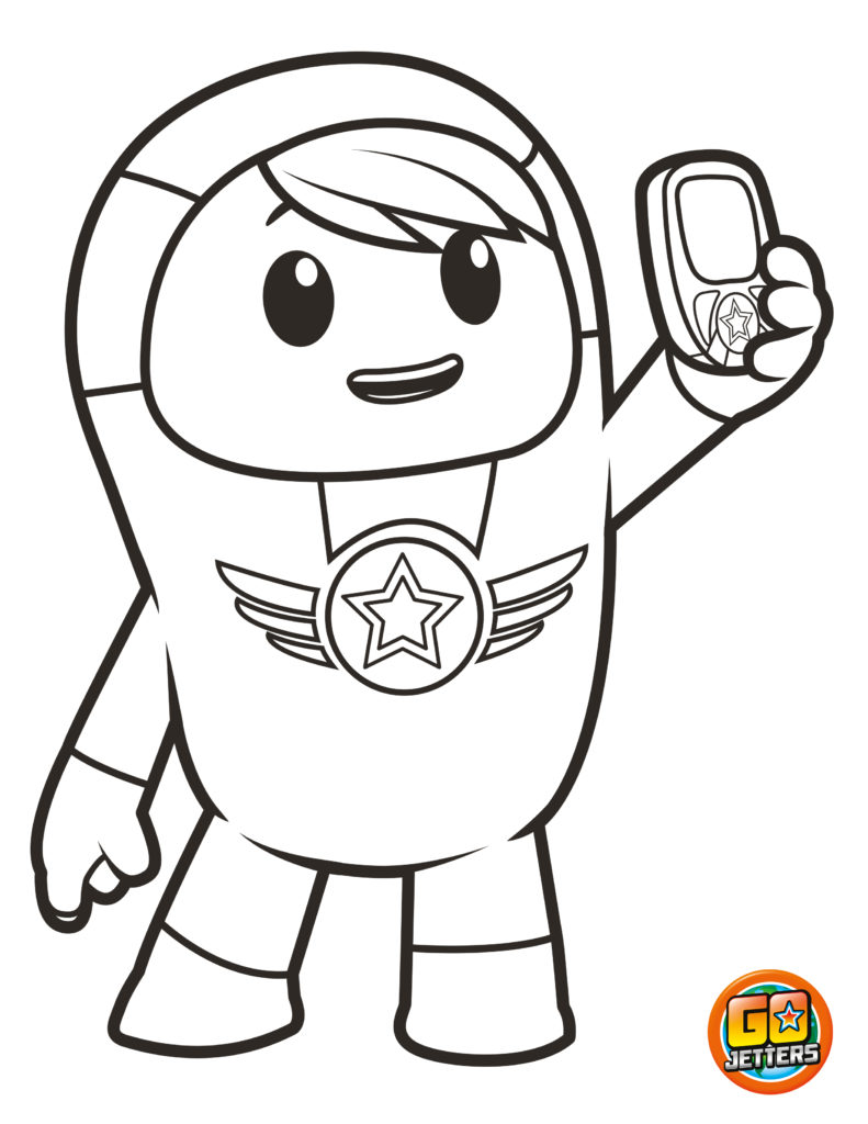 Xuli from Go Jetters Coloring Page - Free Printable Coloring Pages for Kids