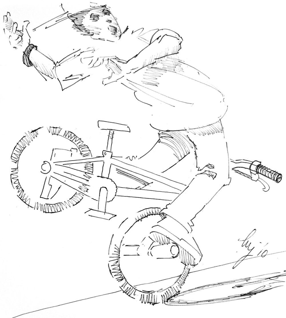 BMX bike coloring page - letscoloringpages.com - Free Style #1 ...