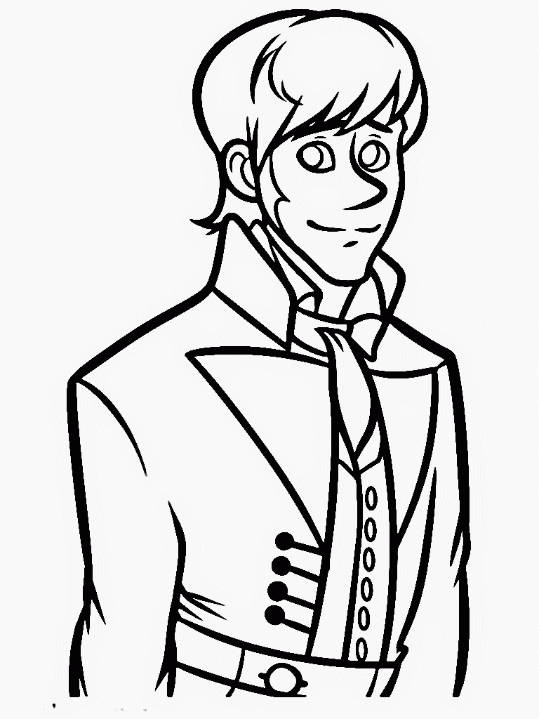 Frozen Coloring Pages Face Of Hans | Coloring Pages Images